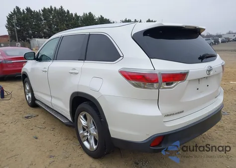 2015 Toyota Highlander Limited Platinum V6 z USA, uszkodzony, nr VIN 5TDDKRFH5FS082150